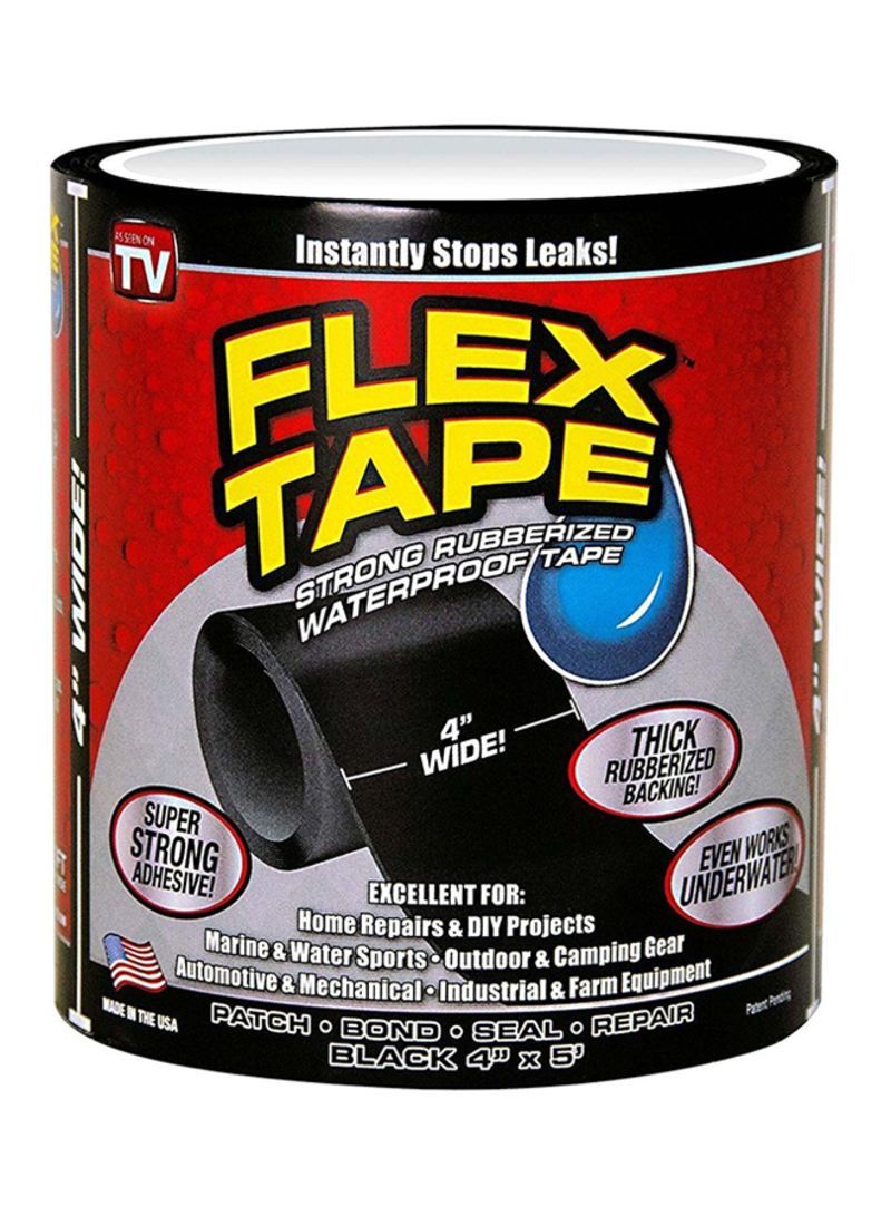 Strong Rubberized Waterproof Seal Tap Black - Telemall UAE