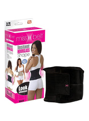 Generic Miss Belt Instant Hourglass Shaper Black S/M