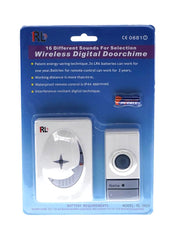 Wireless Digital Doorbell White - Telemall UAE