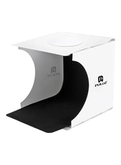 Portable Photography LED Panel Studio Box With Cable And 2 Backdrop White/Black