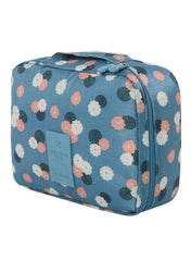 Travel Kit Organizer Cosmetic Makeup Bag Sky Blue/White/Pink