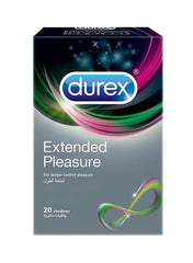 Durex® Extended Pleasure For Longer Lasting Condom 20Pcs