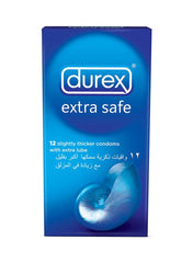 Durex® Extra Safe 12 Slightly Thicker Condoms With Extra Lube Pack of 12