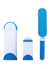 Double Sided Reusable Pet Fur Remover Blue/White