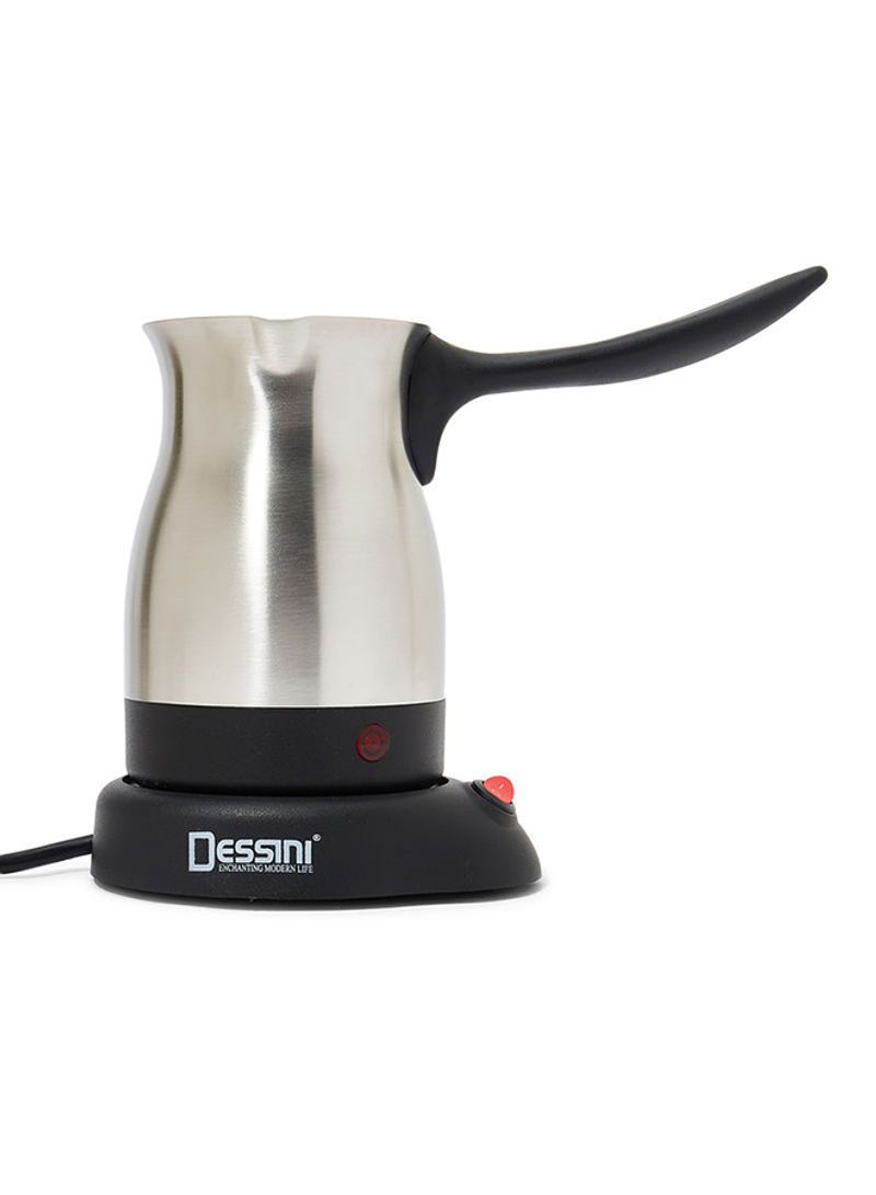 Turkish Coffee Maker TCM202 Silver/Black/Red - Telemall UAE