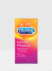 Durex® Intense Pleasure Ribbed And Dotted Condoms To Stimulate You Both Pack of 12