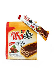 24-Pieces Wanella Compound Chocolate Coated Wafer With Hazelnut 30g