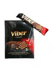 24-Pieces Cocoa Coated Wafer With Crispy Rice 28g