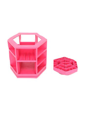 Rotating Cosmetic Storage Box Pink