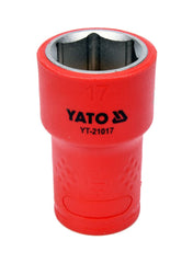 Insulated Socket 3/8" 17mm VDE-1000V Yato Brand YT-21017