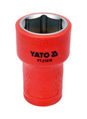 Insulated Socket 3/8" 18mm VDE-1000V Yato Brand YT-21018