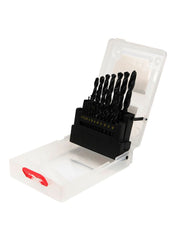 HSS Twist Drill Bit 19pcs/set 1-10mm Clear Plastic Box Yato Brand YT-4462
