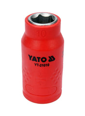Insulated Socket 3/8" 10mm VDE-1000V Yato Brand YT-21010