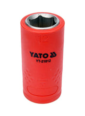Insulated Socket 3/8" 12mm VDE-1000V Yato Brand YT-21012