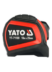 Measuring Tape 10Mx25mm Double Blister Card Yato Brand YT-71189