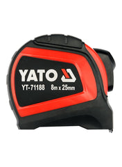 Measuring Tape 8Mx25mm Double Blister Card Yato Brand YT-71188