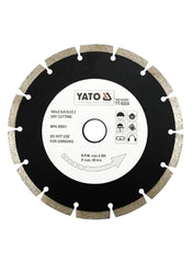 Diamond Blade Segmented-HS 180x2.5x22.2mm Yato Brand YT-6004