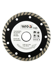 Diamond Blade "Turbo" 125x2.6x22.2mm Yato Brand YT-6023