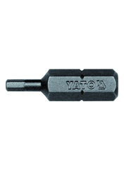 Screwdriver Bit 1/4"x25mm Hex 2.5mm 50pcs/Box Yato Brand YT-7830