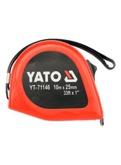Measuring Tape 10Mx25mm Double Blister Card Yato Brand YT-71146
