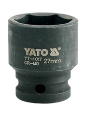 Impact Socket 27mm 1/2"Dr Yato Brand YT-1017 PL