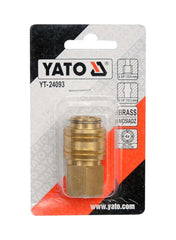 Quick Coupler 3/8" (M) X 1/4" (F) L=44Mm Yato Brand YT-24093