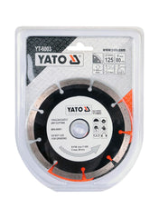 Diamond Blade Segmented-HS 125x2.2x22.2mm Yato Brand YT-6003