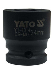 Impact Socket 24mm 1/2"Dr Yato Brand YT-1014 PL
