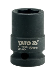 Impact Socket 15mm 1/2"Dr Yato Brand YT-1005 PL