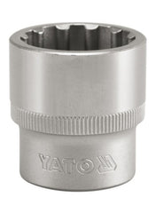 Spline Socket 1/2"Dr 22mm Yato Brand YT-1474