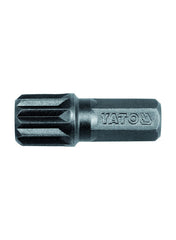 Impact Screwdriver Bit 8mmx30mm Spline M12 20pcs/Box Yato Brand YT-7933 (99351)