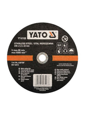 Inox Cutting Disc 230x3.2x22mm Yato Brand YT-6108