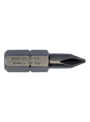 Screwdriver Bits 1/4"x25mm PH1 10pcs/Box Yato Brand YT-78131