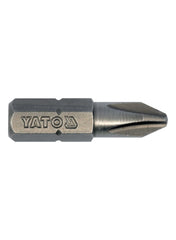 Screwdriver Bits 1/4"x25mm PH2 10pcs/Box Yato Brand YT-78132