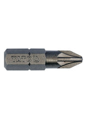 Screwdriver Bits 1/4"x25mm PZ2 10pcs/Box Yato Brand YT-78135