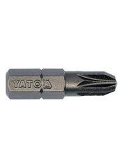 Screwdriver Bits 1/4"x25mm PZ3 10pcs/Box Yato Brand YT-78136