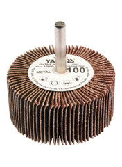 Flap Wheel With Shaft 60x30x6mm Grit:150 Brown Color Yato Brand YT-83366