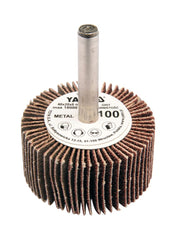 Flap Wheel With Shaft 40x20x6mm Grit:150 Brown Color Yato Brand YT-83356