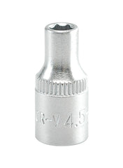 Hexagonal Socket 4.5mm 1/4"Dr CRV Yato Brand YT-1402