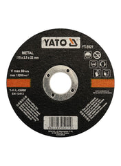 Metal Cutting Disc 115x2.5x22mm Yato Brand YT-5921