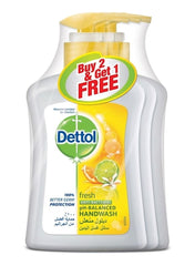 Dettol 3-Piece Fresh Hand Wash 140 g
