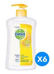 Fresh Anti-Bacterial Hand Wash Pack Of 6 400millimeter
