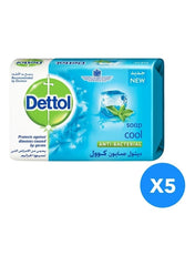 5-Piece Anti Bacterial Cool Soap Bar 175g