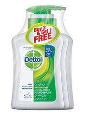 Dettol 3-Piece Original Anti-Bacterial Liquid Hand Wash Set 400 millimeter