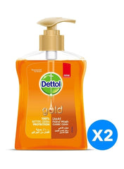 Dettol 2-Piece Gold Liquid Hand Wash Gold 200 ml