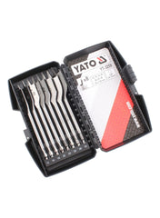 Flat Wood Drill Bit Set 8Pcs (12-16-18-20-22-25-28-32mm)Yato Brand YT-3259