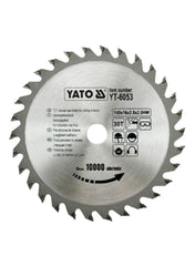 TCT Circular Saw Blade for Wood 125x22x60T Yato Brand YT-6053T