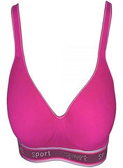 Telemall Essential Sports Bra For Girl Pink Size 38