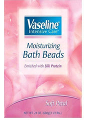 Intensive Care Moisturizing Bath Beads Enriched With Silk Protein Soft Petal 24 Oz Pack Of 3