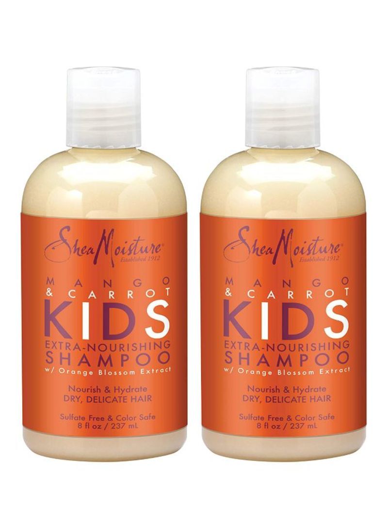 2-Piece Mango And Carrot Extra-Nourishing Shampoo 8ounce - Telemall UAE